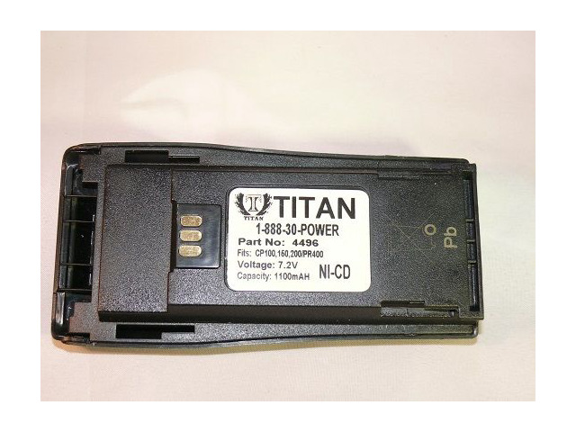 Tank Two Way Radio Battery For Motorola NTN4496 CP150 CP200 PR400