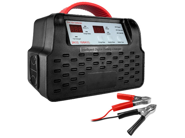 Tank 12V Battery Charger 2/10 Amp Boat Car Marine NEW-