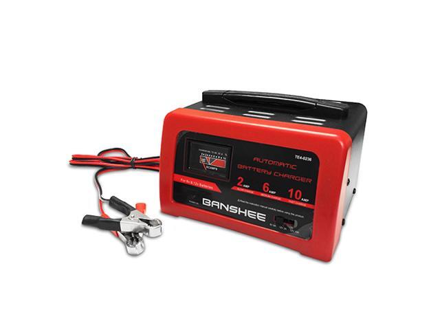 10 Amp 6/12 Volt CAR BATTERY CHARGER MAINTAINER DEEP CYCLE AGM