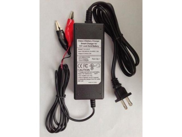 12V 2Amp Tank SLA Battery Charger and Tender for 12V 6AH pc1250 rbc-30 ub1250