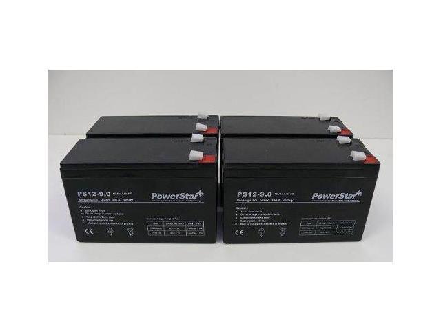 12V 8AH SLA Battery replaces UB1280 NP8.5-12 PS-1280 GP1280 12V BP8-12 - 4PK