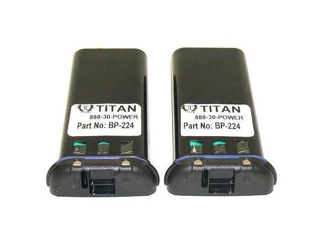 2X BP-224 Battery Pack For ICOM Handheld Marine Radio IC-M2 IC-GM1600