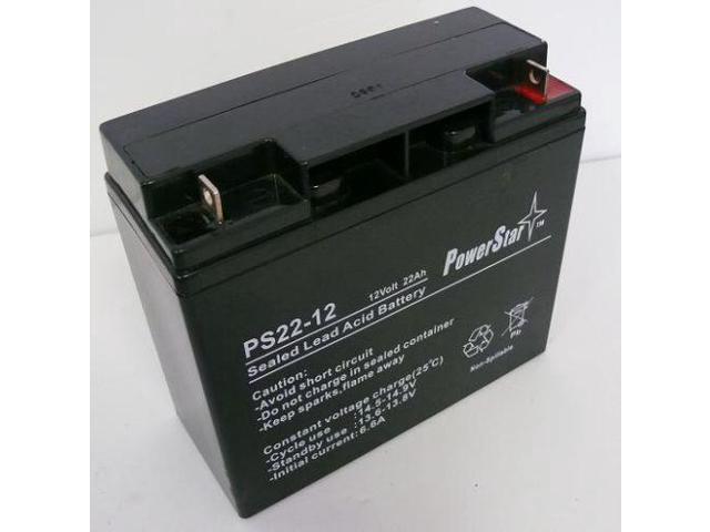 PowerStar UB12220 40696 AGM 12V 18AH 12 Volt 18 Amp Sealed Lead Acid Battery