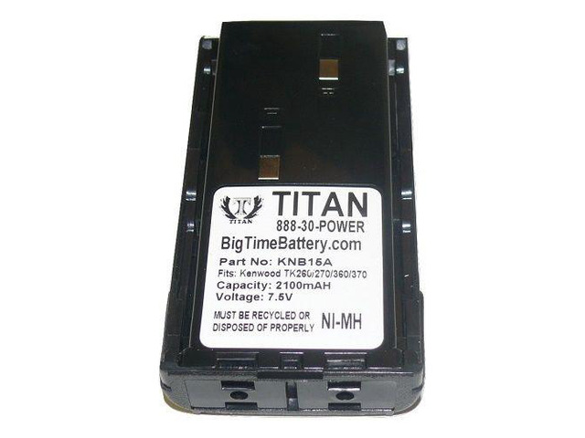 2100MAH BATTERY FOR KENWOOD KNB15 KNB-15 KNB-15A TK-260 TK-360