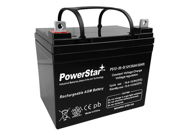 Stryker 3002 Zoom Bed SM3004, SM1025 (0059-201-000) 12V 35AH Battery