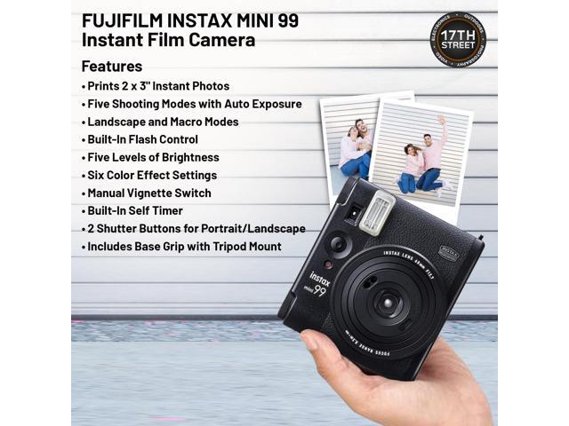 Fujifilm Instax Mini 99 Instant Film Camera with Instax Mini 99 Camera Case, Instax Mini Photo Album, 2 Pack of Instant Film (20 Exposures) and...