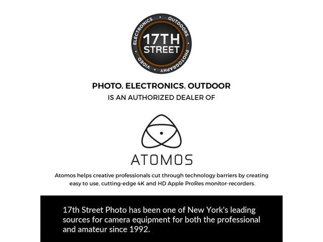 Atomos Shinobi II 5.2' HDMI 4K Recording Monitor, Hot Shoe, 32GB, Cloth Bundle