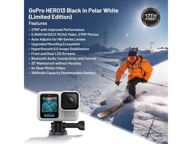 GoPro Limited Edition HERO13 Black-Polar White+GoPro Battery+128GB M-Card Bundle