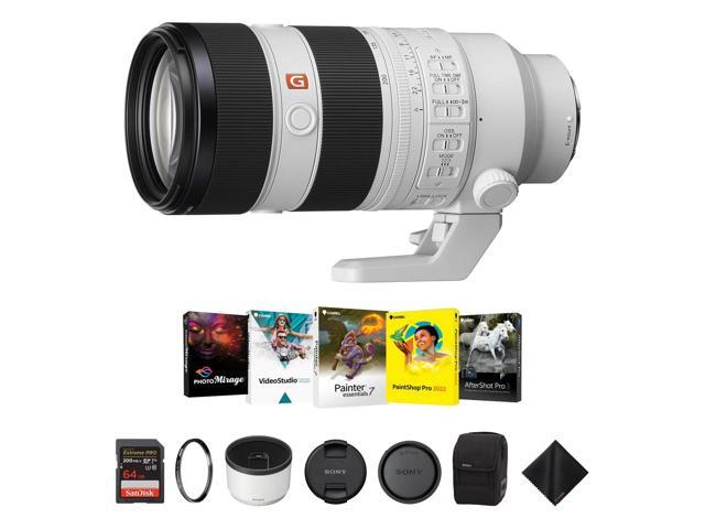 Sony FE 70-200mm f/2.8 GM OSS II Lens for E Mount+64GB Card+Corel Software Kit