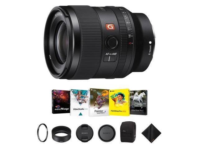Sony FE 35mm f/1.4 GMaster Lens for E-Mount+Tiffen Filter+Corel Software Bundle