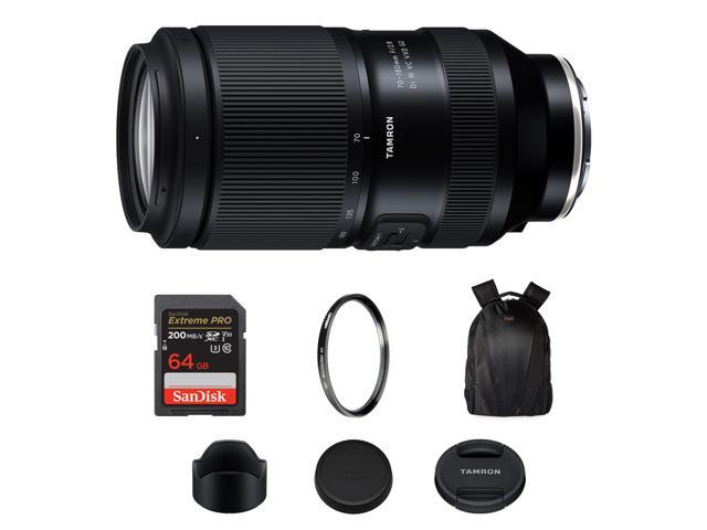 Tamron 70-180mm f/2.8 Di III VCVXD G2 Lens-Sony E+64GB SDXC+Tiffen UV Filter Kit