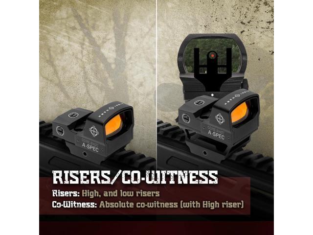 Sightmark Core Shot A-Spec FMS Aluminum Reflex Sight, Black