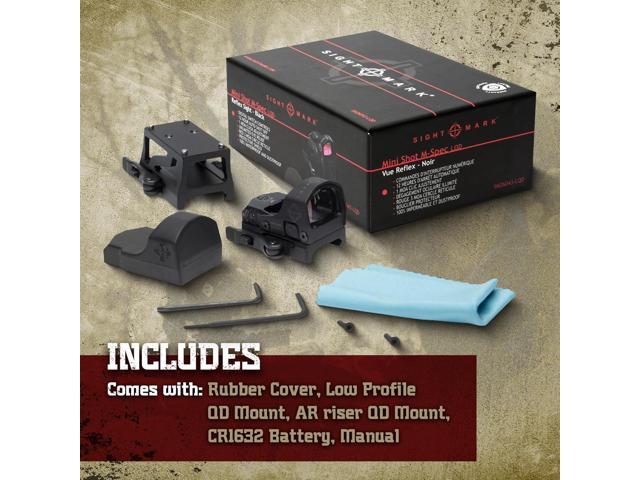 Sightmark Mini Shot M-Spec M1 LQD Reflex Sight, Black