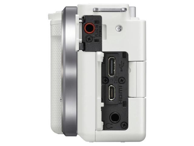 Sony - Alpha ZVE10: APS-C Content Creators’ Camera - White - image 5