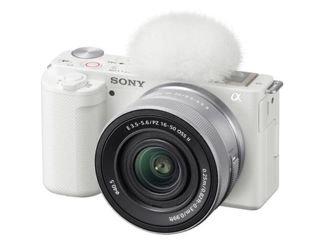 Sony - Alpha ZVE10: APS-C Content Creators’ Camera - White - image 8