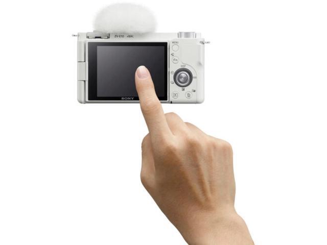 Sony - Alpha ZVE10: APS-C Content Creators’ Camera - White - image 6