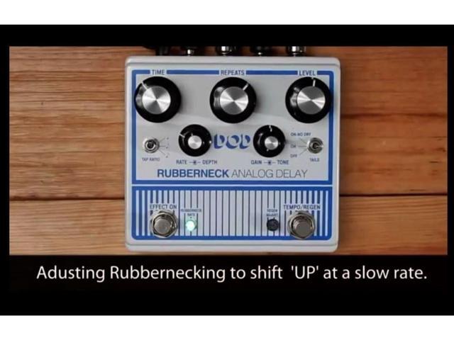 Digitech Guitar Delay Effects Rubberneck boasts Pedal, White
