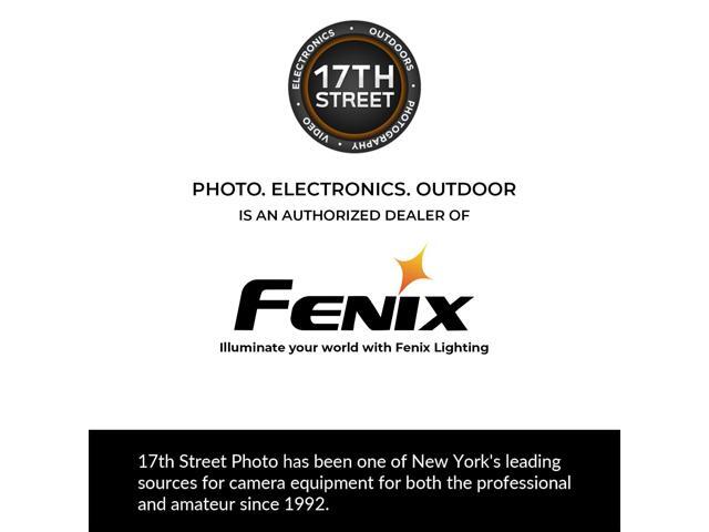 Fenix E35R Magnetic Tail Flashlight Dual USB 2.4A Wall Plug, Cleaning Cloth Kit