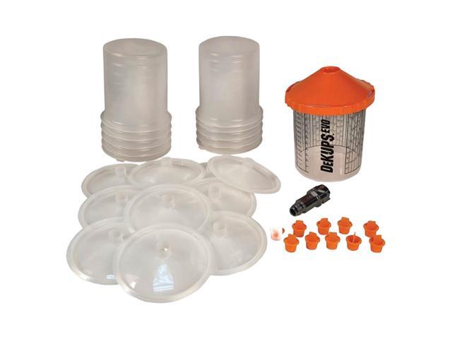DeVilbiss 802237 DeKUPS EVO Disposable Paint Cup Starter Demo Kit - 24 oz