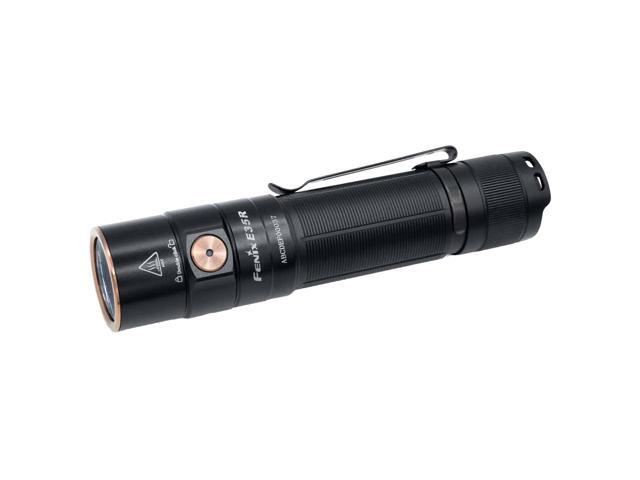 Fenix Flashlight FX-E35R Rechargeable EDC Flashlight, Max Lumens 3100, Black