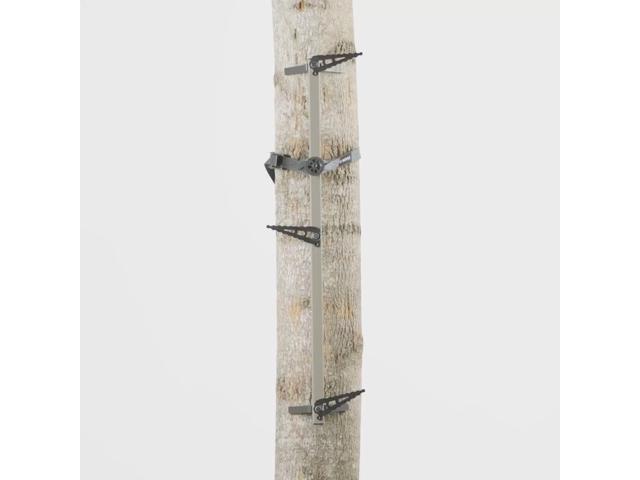 Novix Single-Step Tree 32 Aluminum w/Versa Strap Climbing Sticks, FDE, 4 Pack