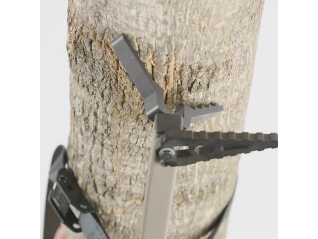 Novix Single-Step Tree 32 Aluminum w/Versa Strap Climbing Sticks, FDE, 4 Pack