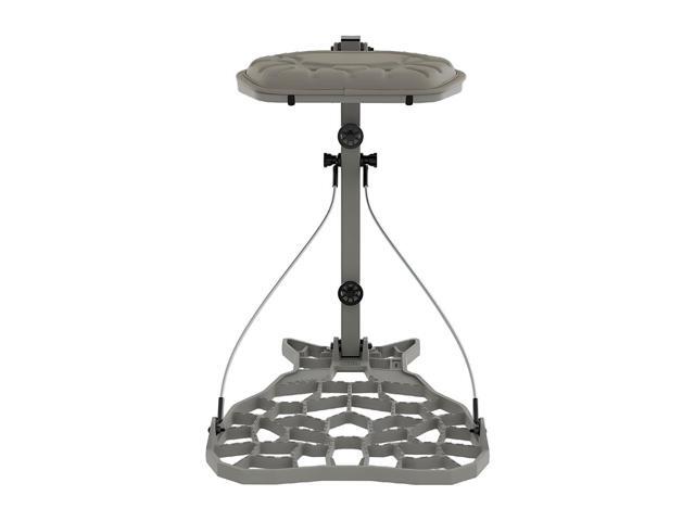 NOVIX Ultra Lightweight Helo Hang On Aluminum Adjustable Treestand, FDE Color
