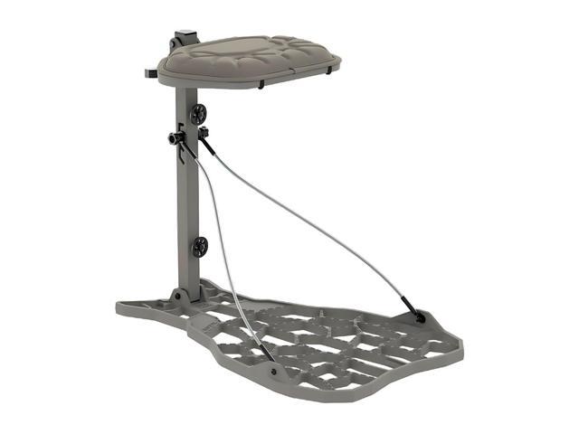 NOVIX Lightweight Helo Hang On Aluminum Adjustable Treestand, OD Green