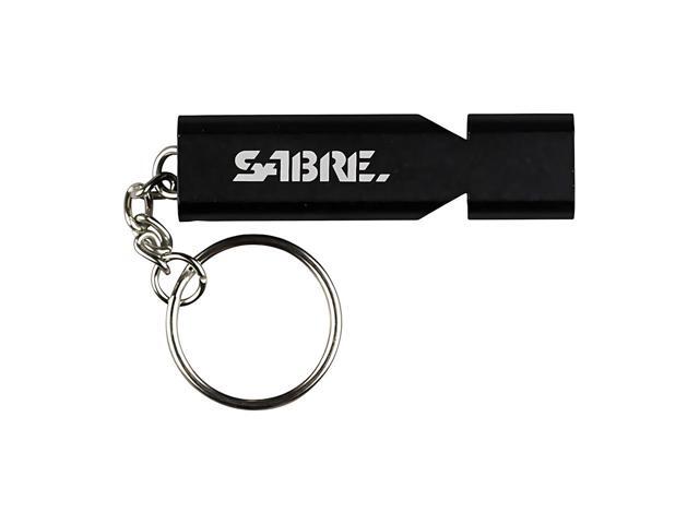 Sabre WSTL-02 Emergency Safety Whistle with Key Ring and Detachable Lanyard