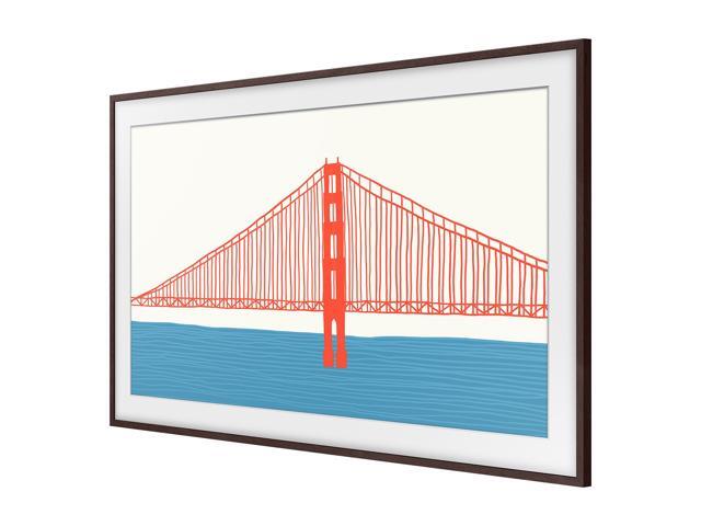 Samsung - 50” The Frame Customizable Bezel - Modern Brown - image 4