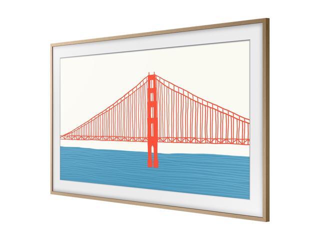 Samsung - 55” The Frame Customizable Bezel - Modern Teak - image 7
