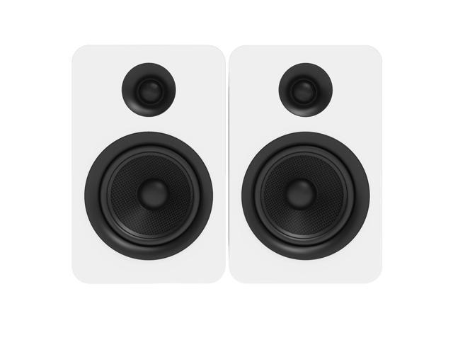 Kanto YUP6W Passive Bookshelf Speakers with 1' Silk Dome Tweeter and 5.25' Kevlar Woofer - External Amplifier/Receiver Required - Pair (White)