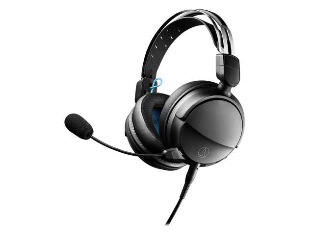 Audio Technica High Fidelity Closed Back Gaming Headset - Black