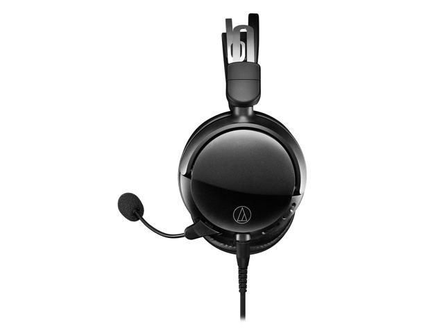 Audio Technica High Fidelity Closed Back Gaming Headset - Black