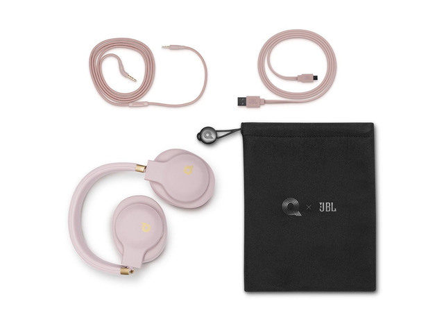 JBL E55BT Quincy Edition Wireless Over-Ear Headphones -Pink