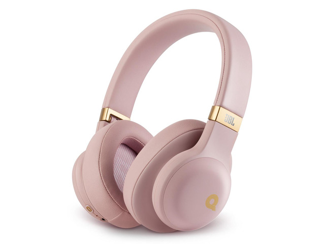 JBL E55BT Quincy Edition Wireless Over-Ear Headphones -Pink