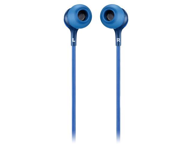 JBL Live 100 Earbuds with In-Line Microphone and Remote (Blue)