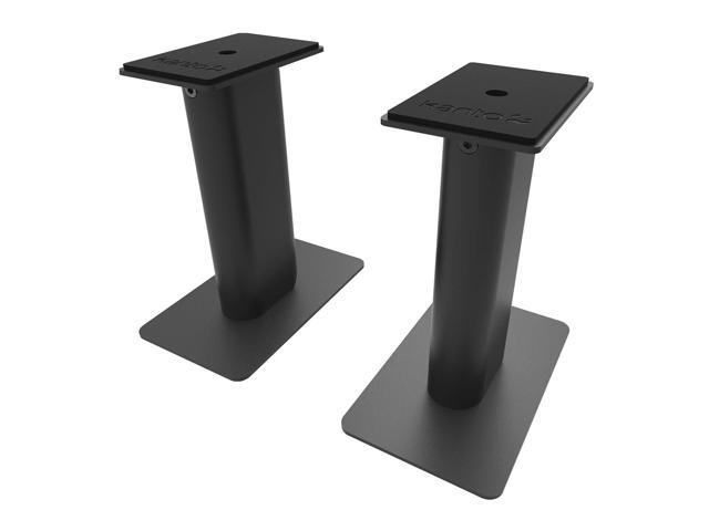 Kanto SP9 9 Universal Desktop Speaker Stands with Rotating Top Plates and Cable Management - Pair (Black) - image 9