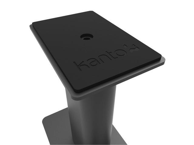 Kanto SP9 9 Universal Desktop Speaker Stands with Rotating Top Plates and Cable Management - Pair (Black) - image 11