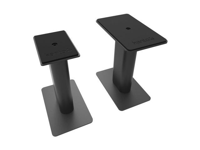 Kanto SP9 9 Universal Desktop Speaker Stands with Rotating Top Plates and Cable Management - Pair (Black) - image 12