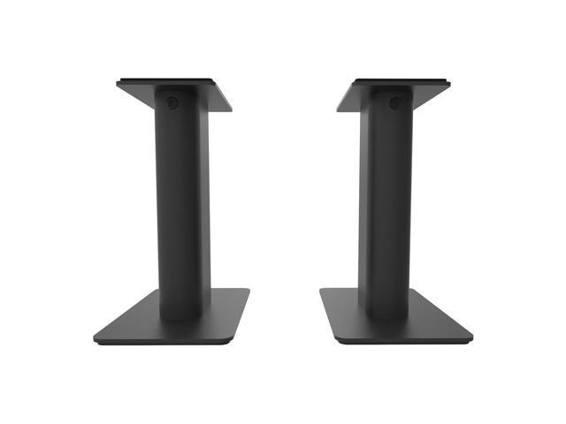 Kanto SP9 9 Universal Desktop Speaker Stands with Rotating Top Plates and Cable Management - Pair (Black) - image 8
