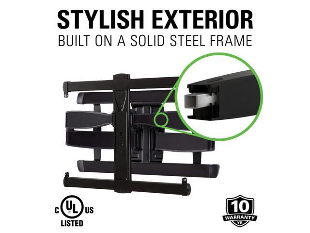 SANUS Advanced Universal Full-Motion Premium TV Wall Mount for 46 to 95 Flat Screen TVs - Features 8 Of Tilt & 55 Of Swivel  Ideal For Extra Large TVs - UL Listed & Safety Tested - VXF730-B2 - image 7