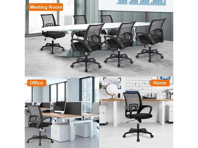 Home Office Chair Ergonomic Desk Chair Mesh Computer Chair with Lumbar Support Armrest Executive Rolling Swivel Adjustable Mid Back Task Chair for...