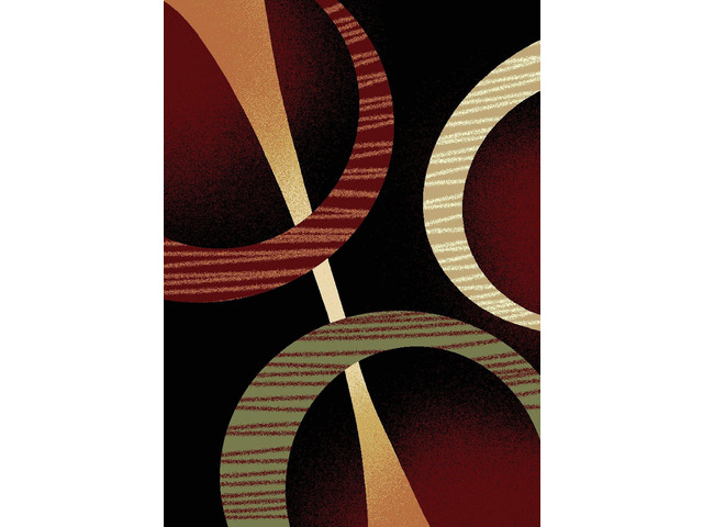 Home Dynamix Premium Indus Modern Area Rug, Black Multi, 21'x35' Rectangle