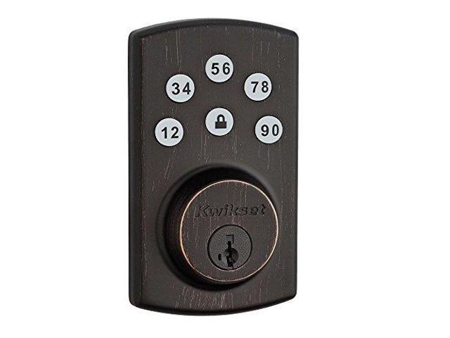 Kwikset 907 Powerbolt 2.0 Electronic Deadbolt & SmartKey in Venetian Bronze