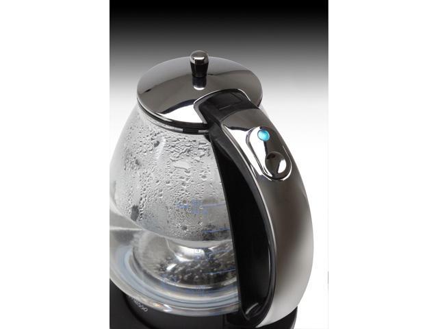 Capresso - H2O Glass 1.42L Electric Kettle - Black/Polished Chrome - image 6
