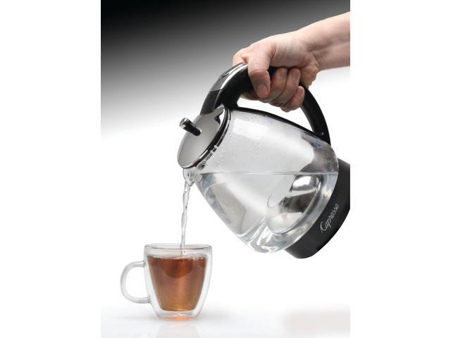 Capresso - H2O Glass 1.42L Electric Kettle - Black/Polished Chrome - image 5