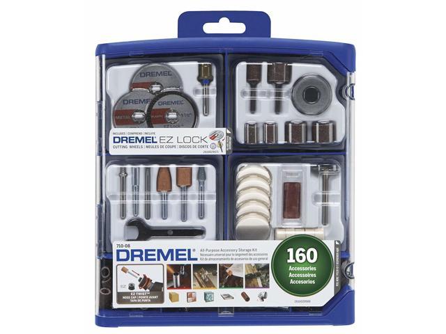 Photos - Other Power Tools Dremel 710-08 All-Purpose Rotary Accessory Kit  710-08 (160-Piece)