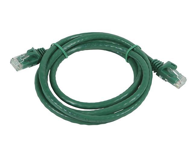 Monoprice Cat5e Ethernet Patch Cable - 10 Feet - Green Network Internet Cord - RJ45, Stranded, 350Mhz, UTP, Pure Bare Copper Wire, 24AWG -...
