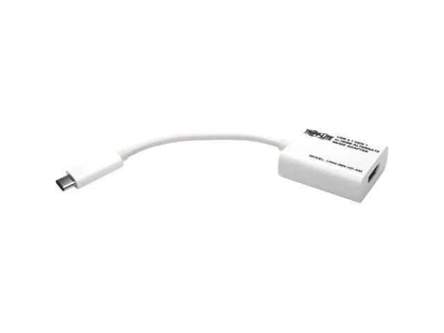 Tripp Lite USB C to HDMI Video Adapter Converter 4K M/F USB Type C to HDMI (U444-06N-HD-AM)